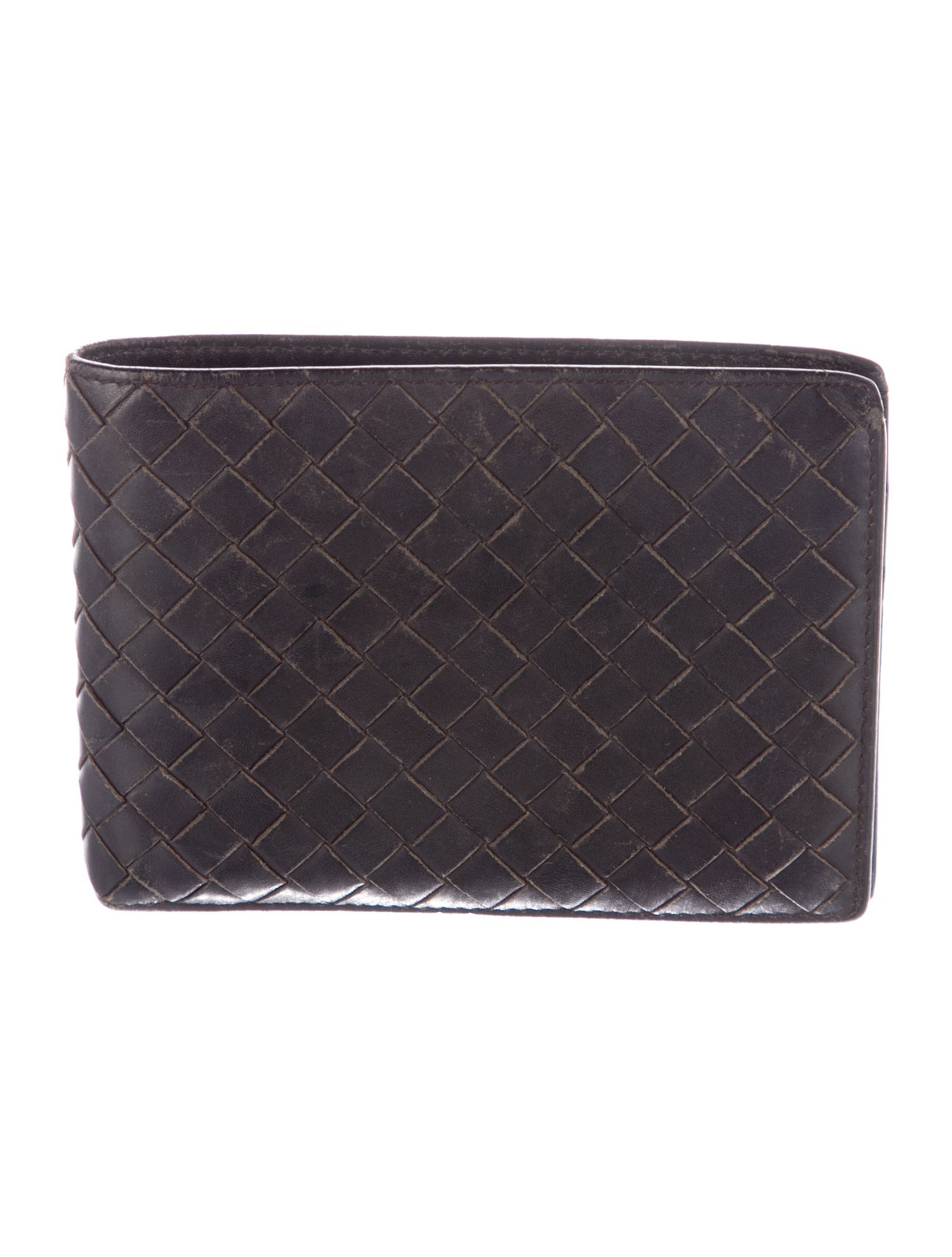 Bottega Veneta Intrecciato Weave Leather Bifold Wallet