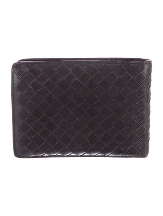 Bottega Veneta Intrecciato Weave Leather Bifold Wallet