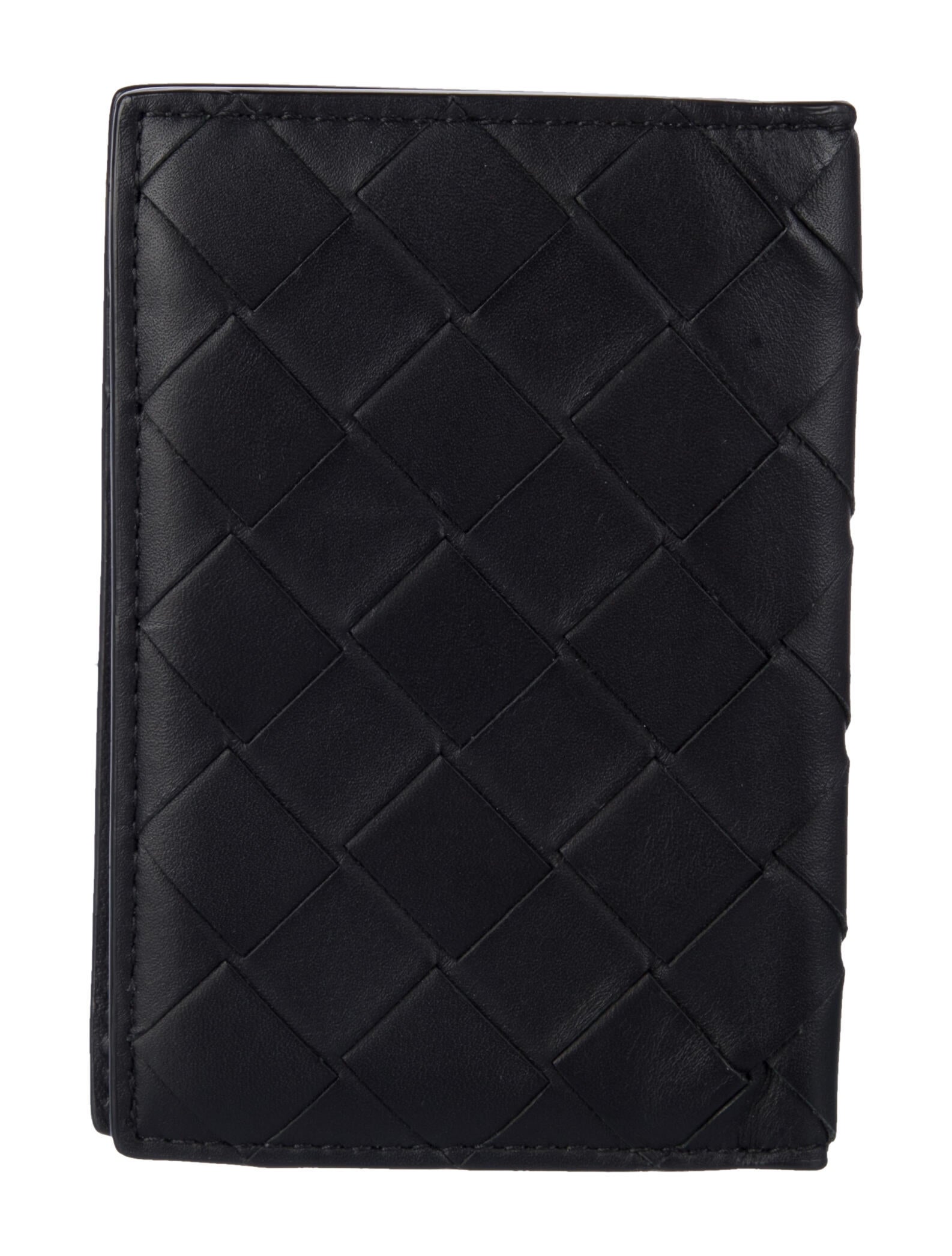 Bottega Veneta Intrecciato Weave Leather Wallet