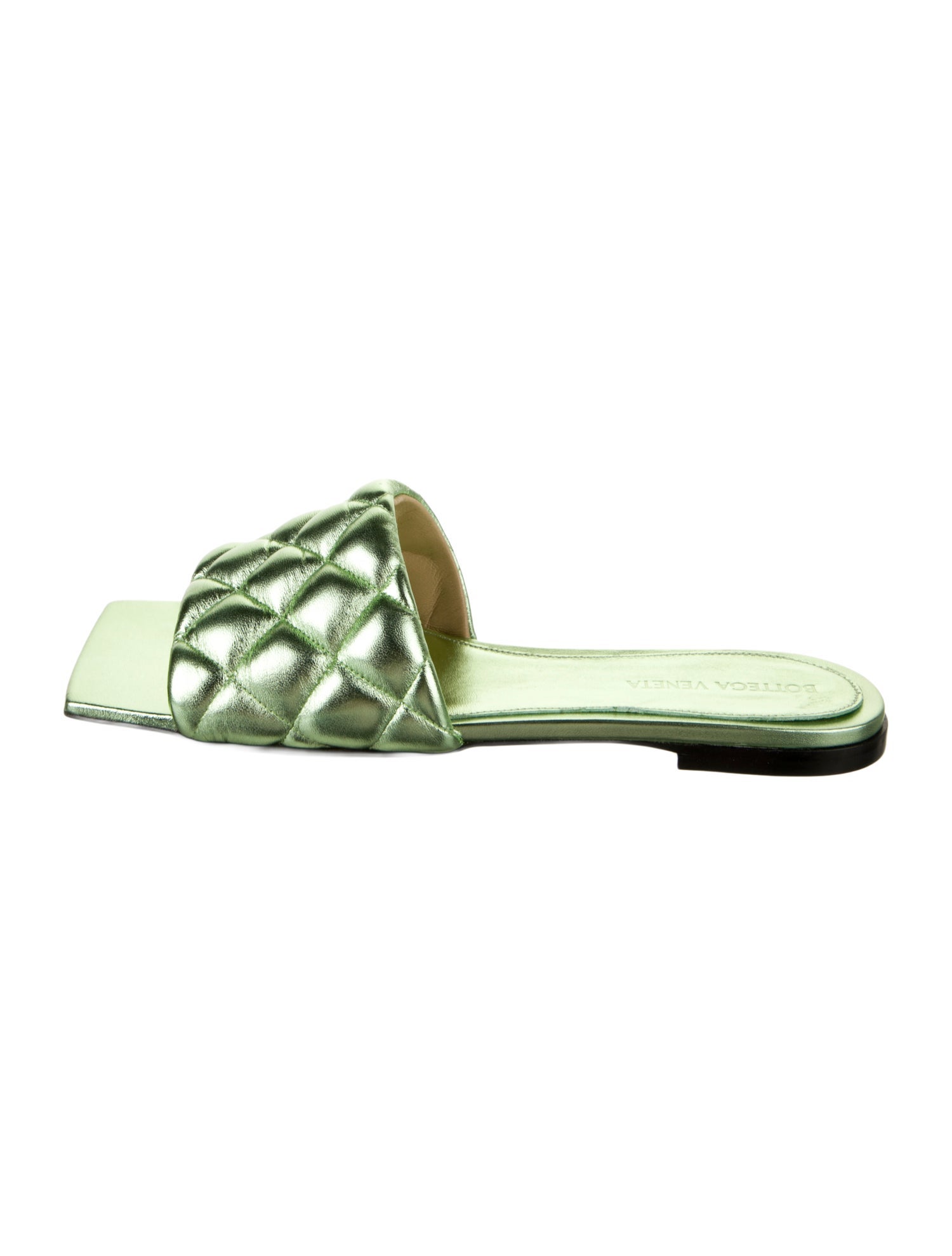 Bottega Veneta Leather Slides w/ Tags