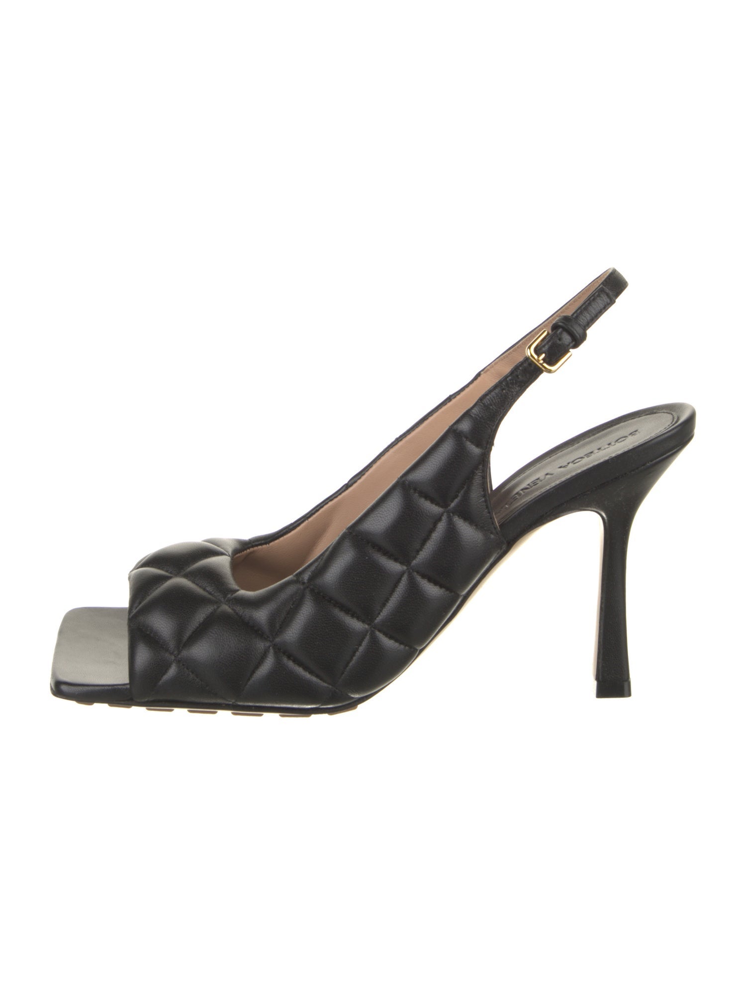 Bottega Veneta Leather Slingback Sandals