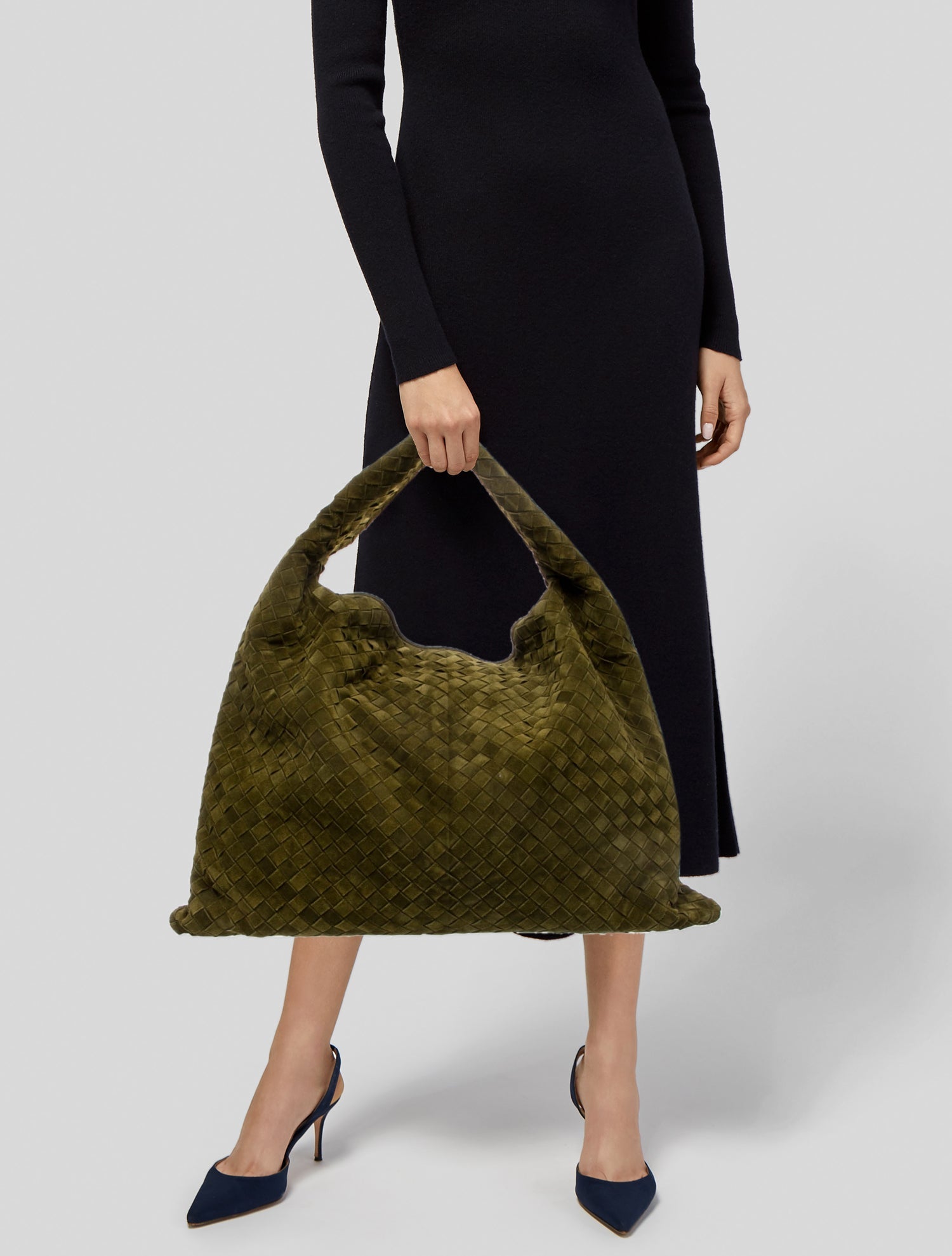 Bottega Veneta Intrecciato Hop Large