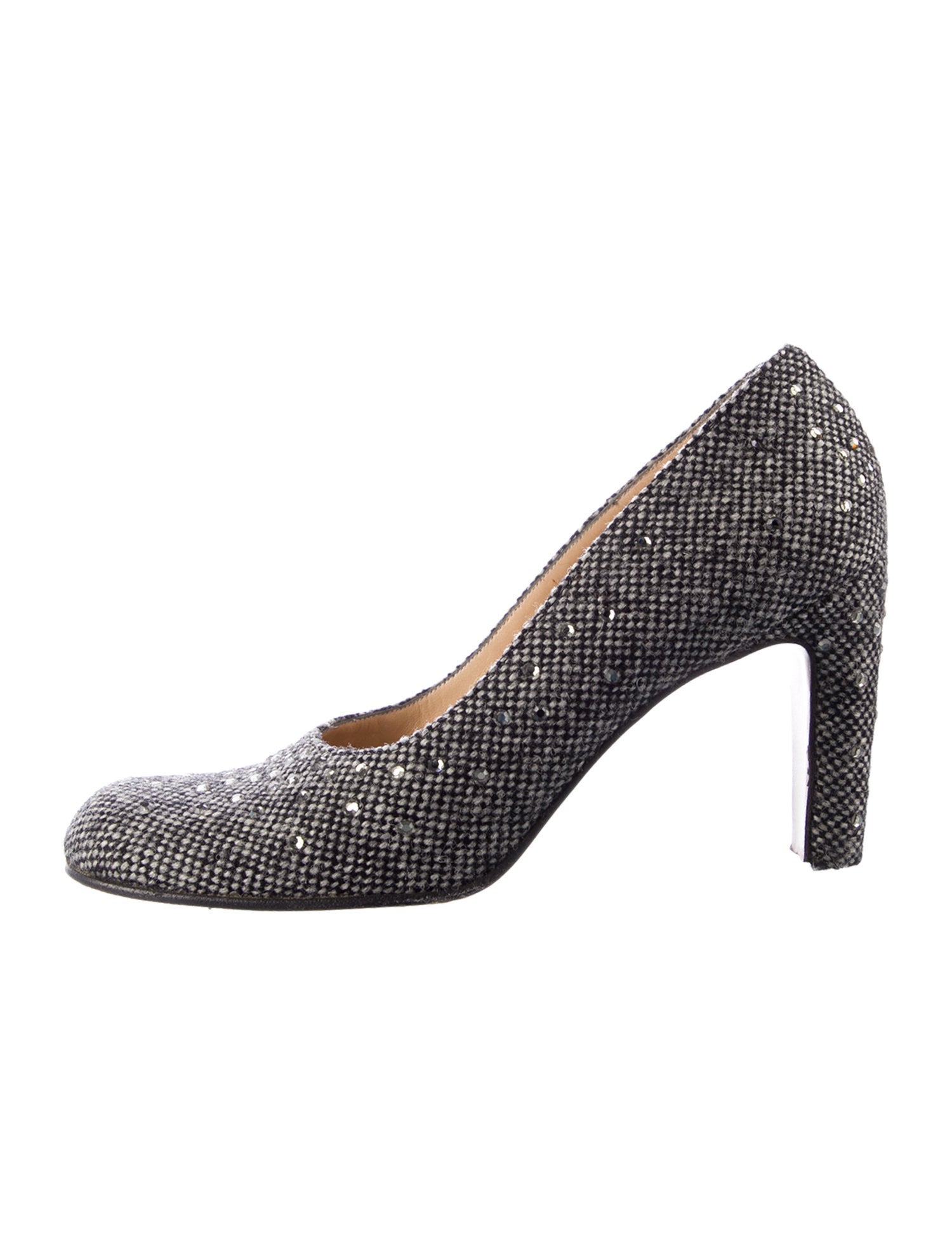 Bottega Veneta Vintage Tweed Pumps