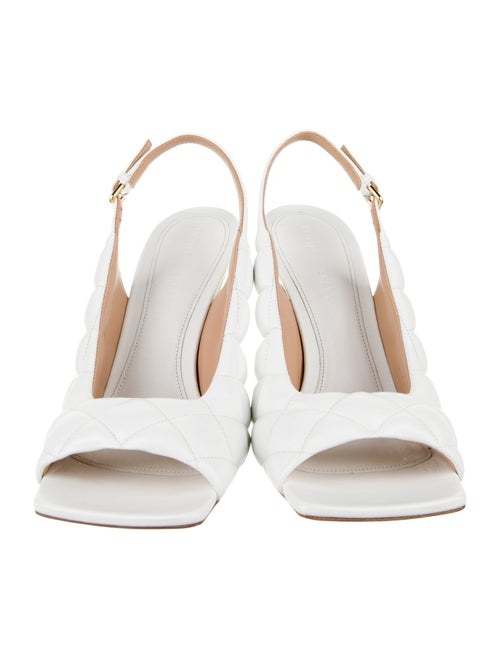 Bottega Veneta Leather Slingback Sandals