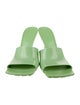 Bottega Veneta Rubber Leather Trim Embellishment Slides