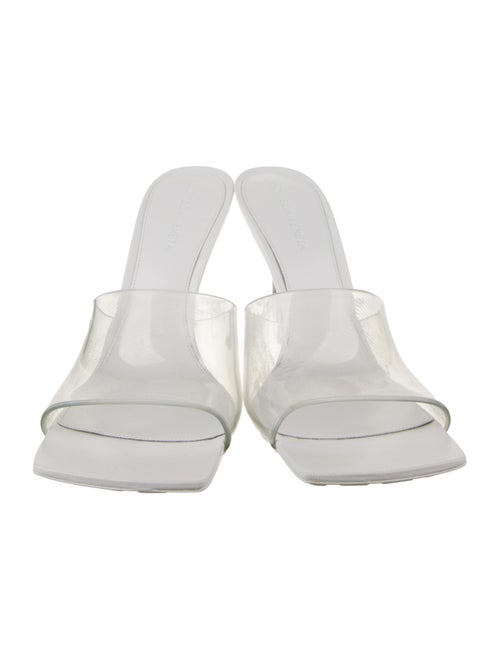 Bottega Veneta Rubber Leather Trim Embellishment Slides