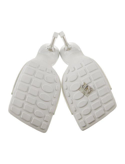 Bottega Veneta Rubber Leather Trim Embellishment Slides