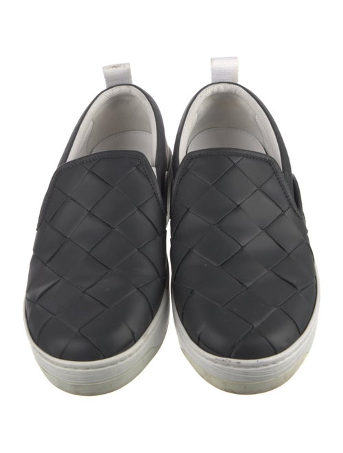 Bottega Veneta Intrecciato Weave Leather Boat Shoes