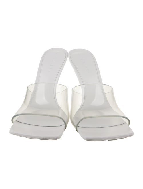 Bottega Veneta Rubber Leather Trim Embellishment Slides