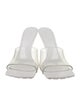 Bottega Veneta Rubber Leather Trim Embellishment Slides
