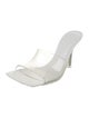 Bottega Veneta Rubber Leather Trim Embellishment Slides