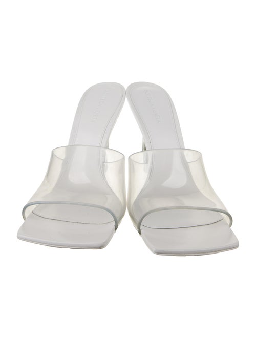 Bottega Veneta Rubber Leather Trim Embellishment Slides