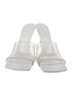 Bottega Veneta Rubber Leather Trim Embellishment Slides