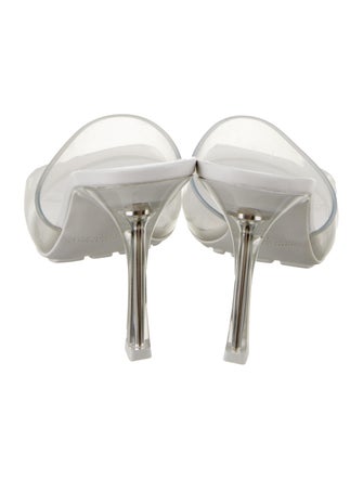 Bottega Veneta Rubber Leather Trim Embellishment Slides