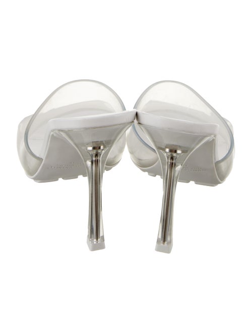 Bottega Veneta Rubber Leather Trim Embellishment Slides