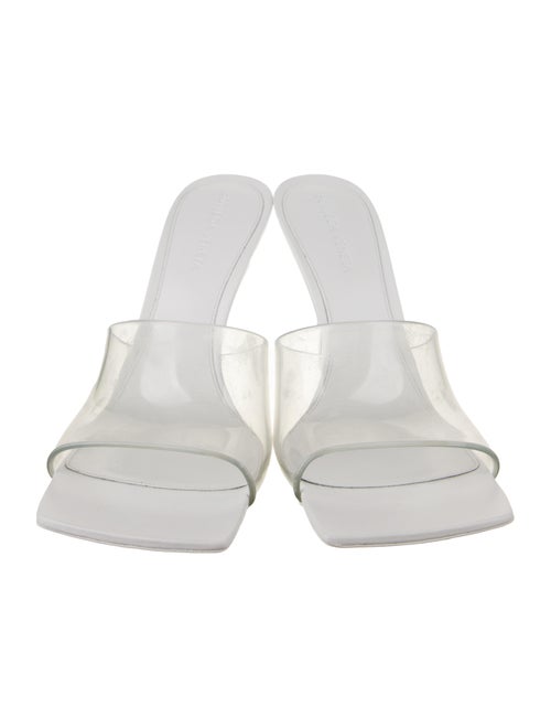 Bottega Veneta Rubber Leather Trim Embellishment Slides