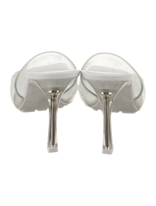 Bottega Veneta Rubber Leather Trim Embellishment Slides