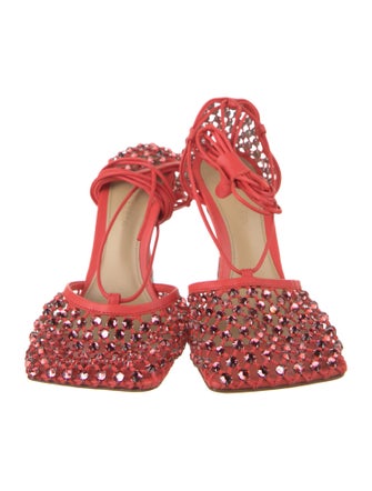 Bottega Veneta Mesh Printed D'Orsay Pumps