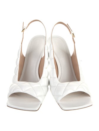 Bottega Veneta Leather Slingback Sandals