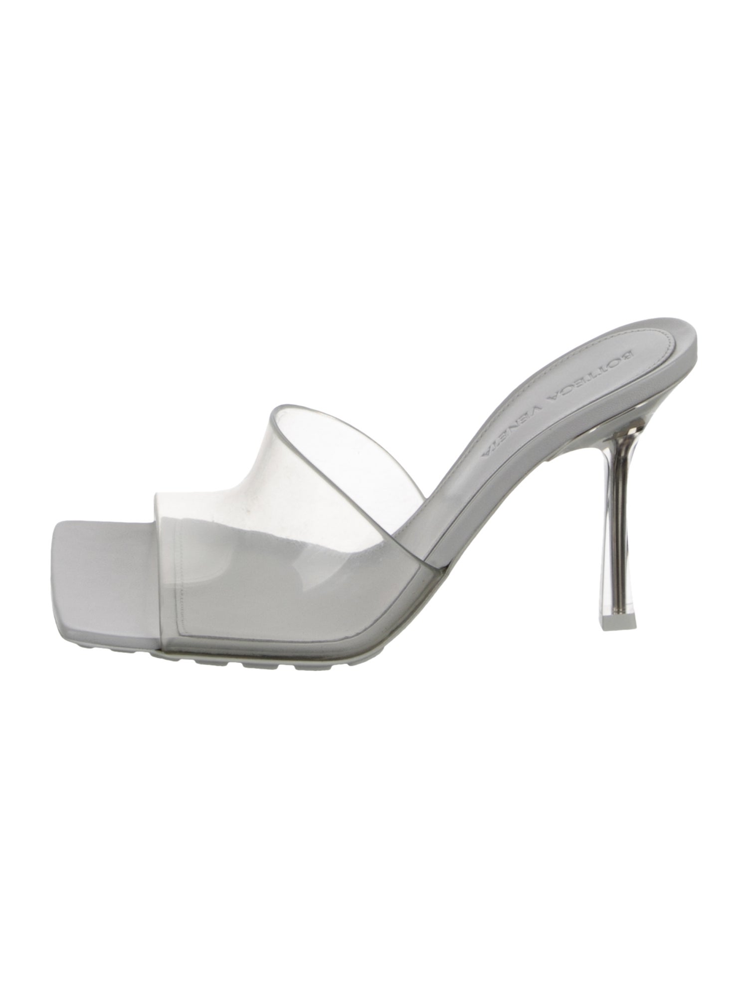 Bottega Veneta PVC Leather Trim Embellishment Slides w/ Tags