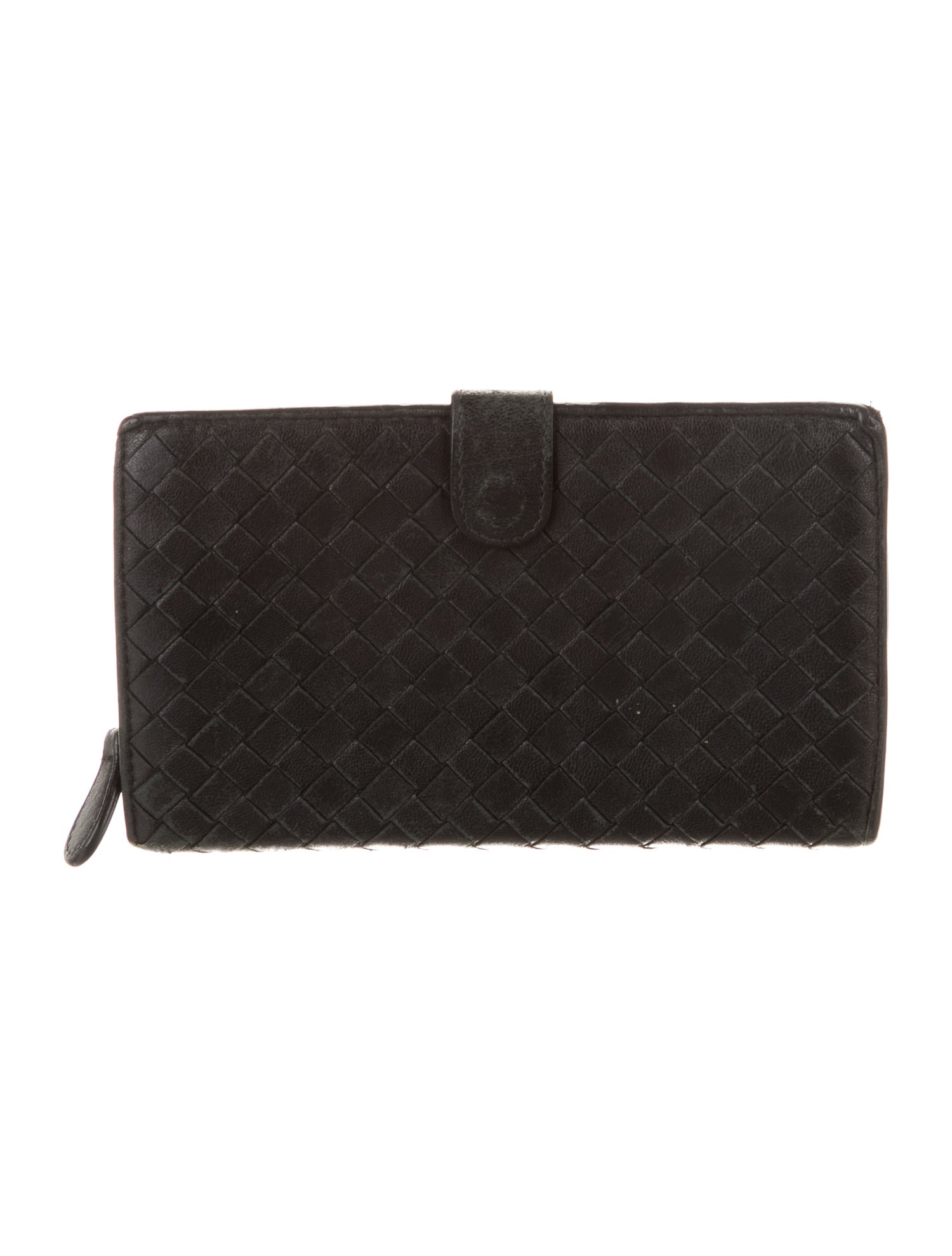 Bottega Veneta French Purse Intrecciato Weave French Purse