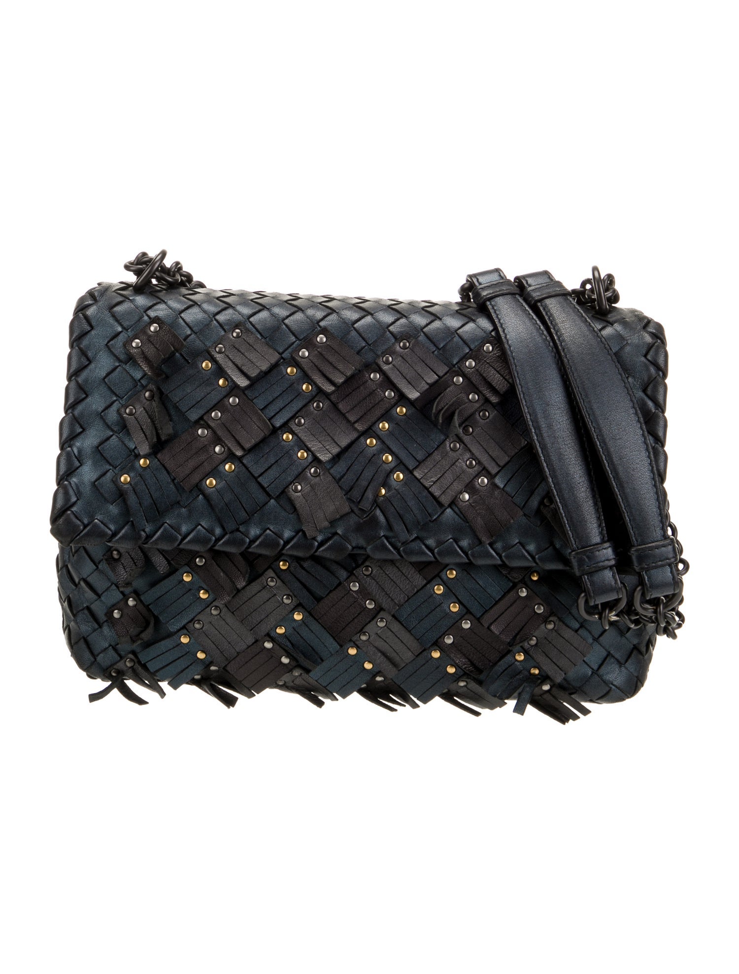 Bottega Veneta Leather Messenger Bag