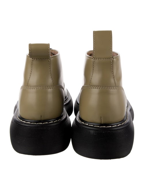 Bottega Veneta Leather Lace-Up Boots