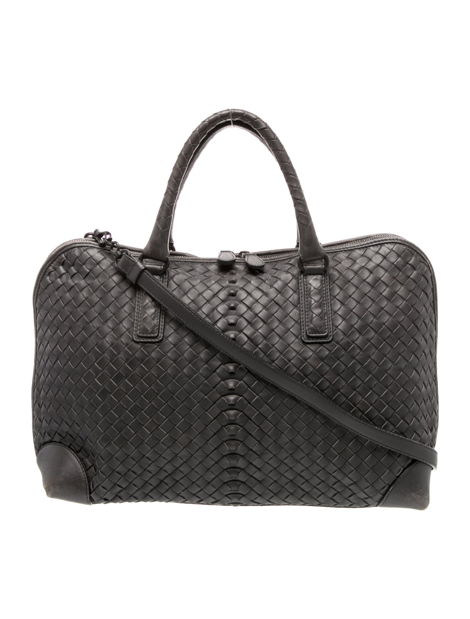 Bottega Veneta Intrecciato Top Handle Bag Vintage