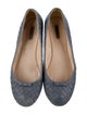 Bottega Veneta Intrecciato Weave Leather Ballet Flats