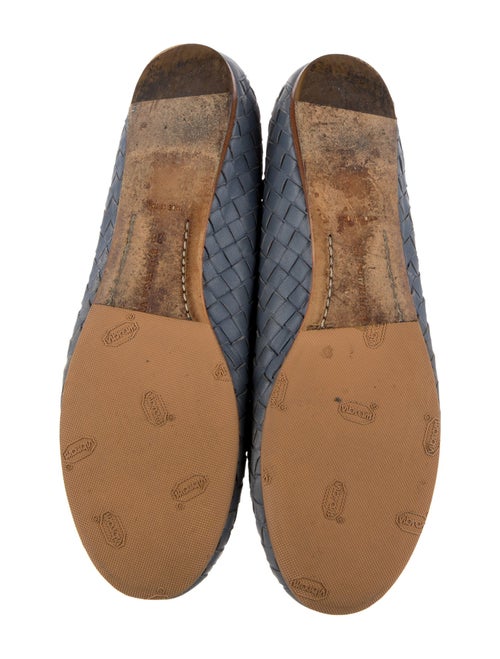 Bottega Veneta Intrecciato Weave Leather Ballet Flats