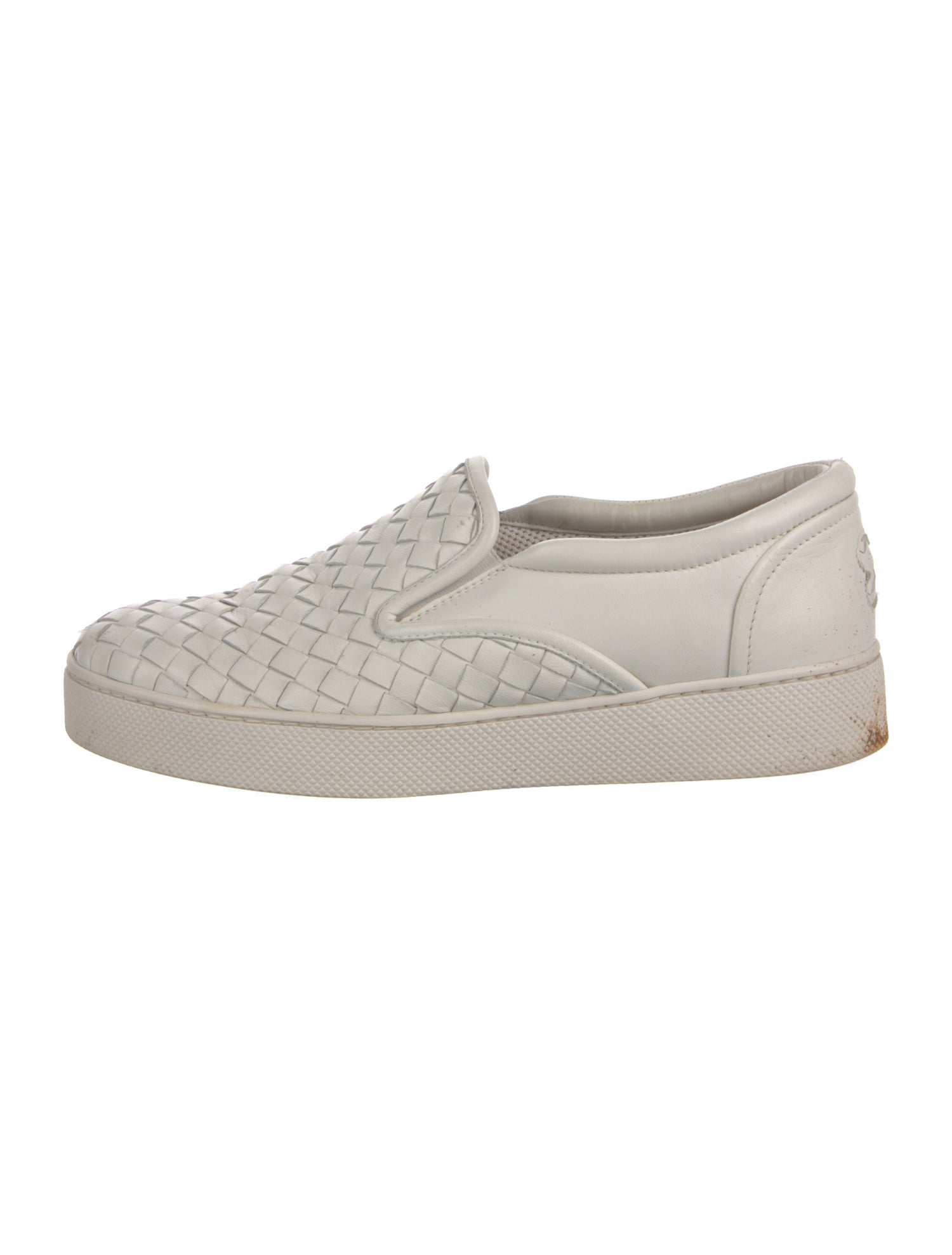 Bottega Veneta Intrecciato Weave Leather Sneakers