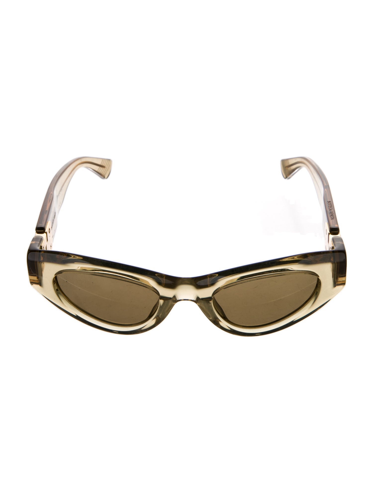 Bottega Veneta Shield Mirrored Sunglasses
