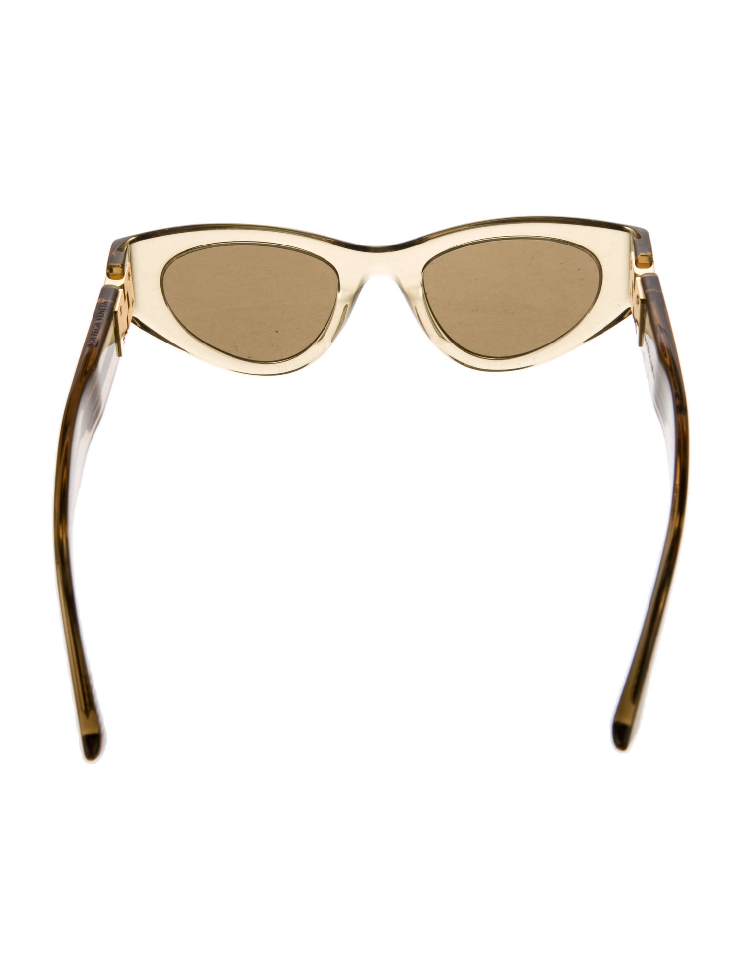 Bottega Veneta Shield Mirrored Sunglasses