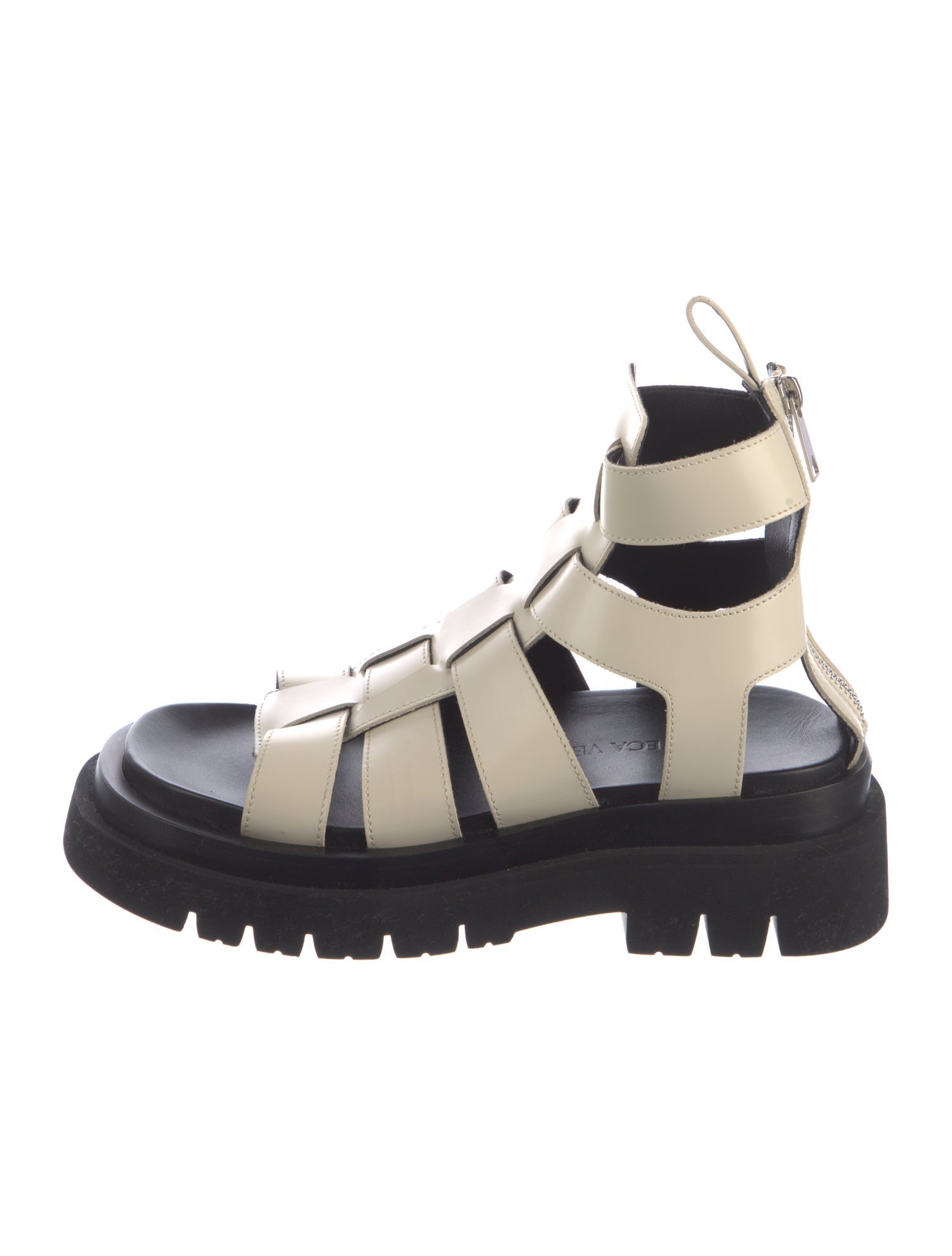 Bottega Veneta Leather Gladiator Sandals w/ Tags