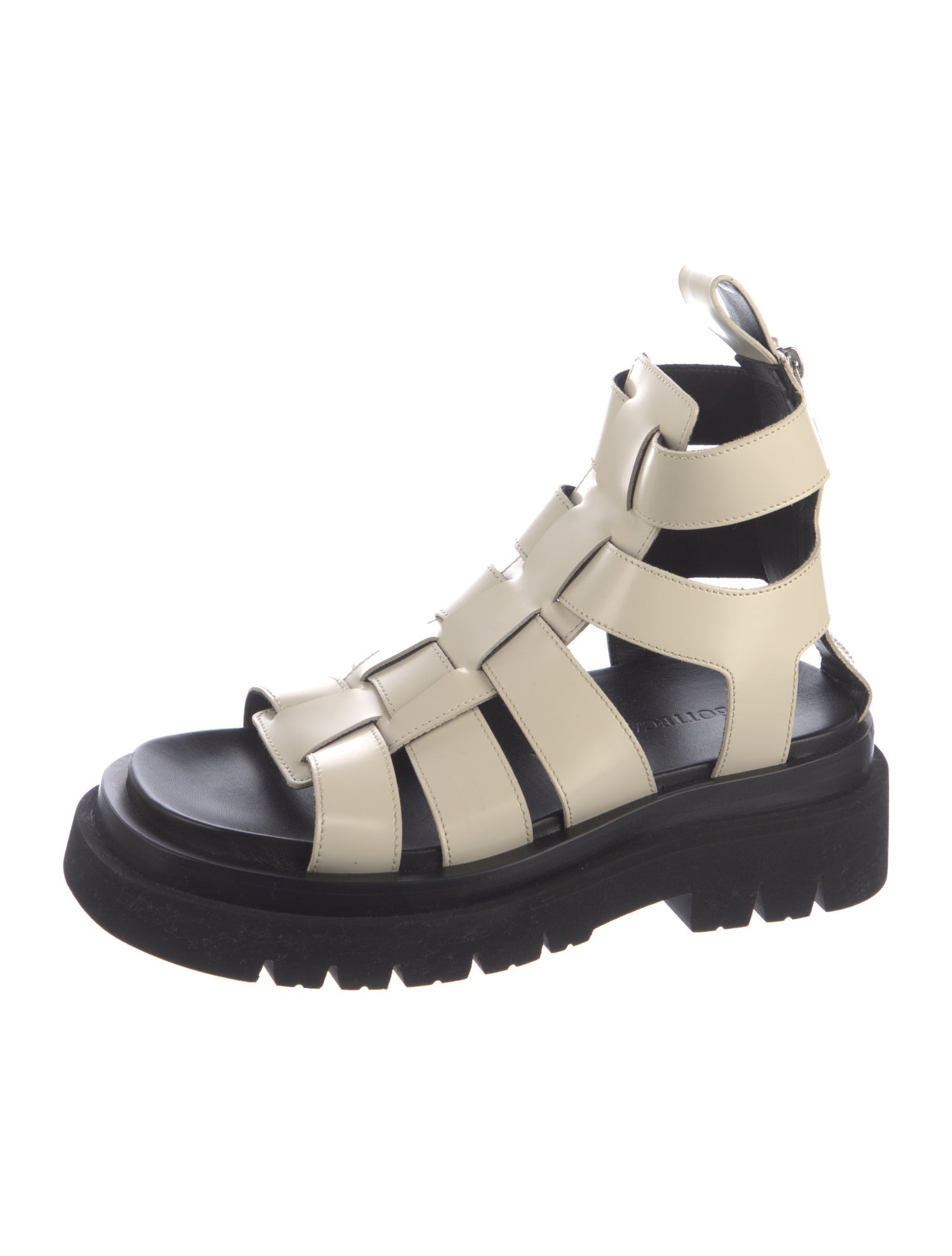 Bottega Veneta Leather Gladiator Sandals w/ Tags