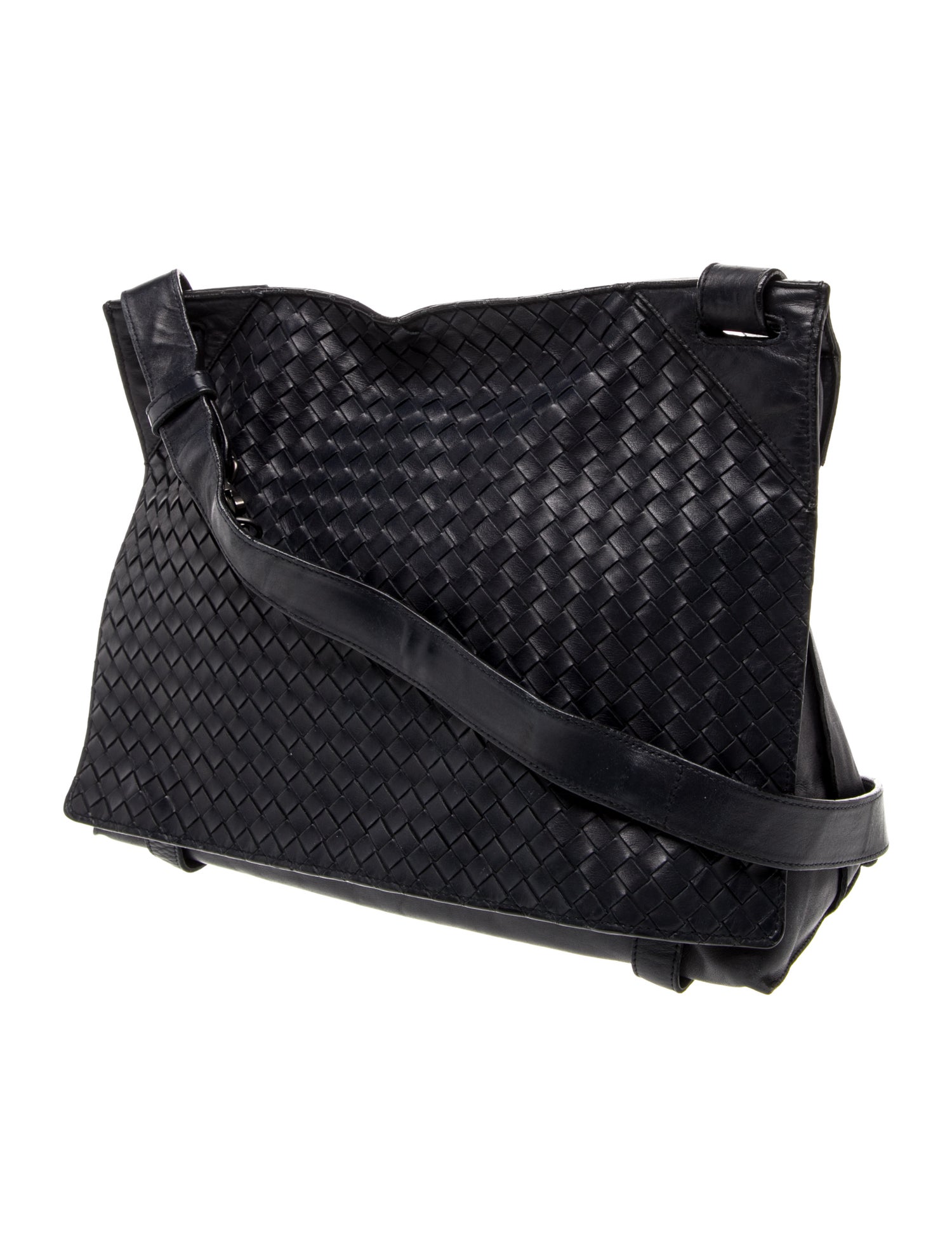 Bottega Veneta Intrecciato Messenger Bag Vintage