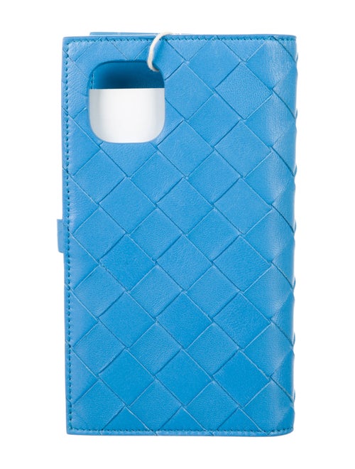 Bottega Veneta Intrecciato iPhone 11 Wallet w/case