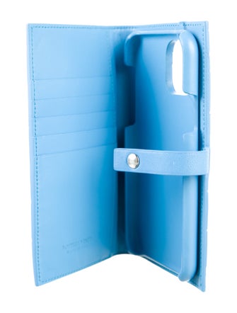 Bottega Veneta Intrecciato iPhone 11 Wallet w/case