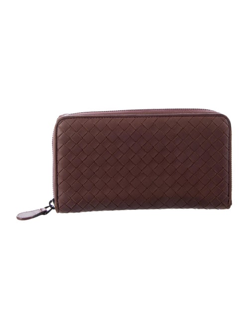 Bottega Veneta Intrecciato Weave Leather Continental Wallet
