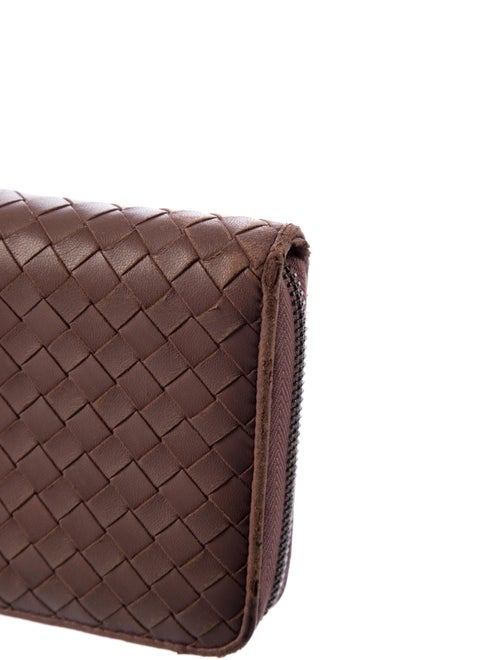 Bottega Veneta Intrecciato Weave Leather Continental Wallet