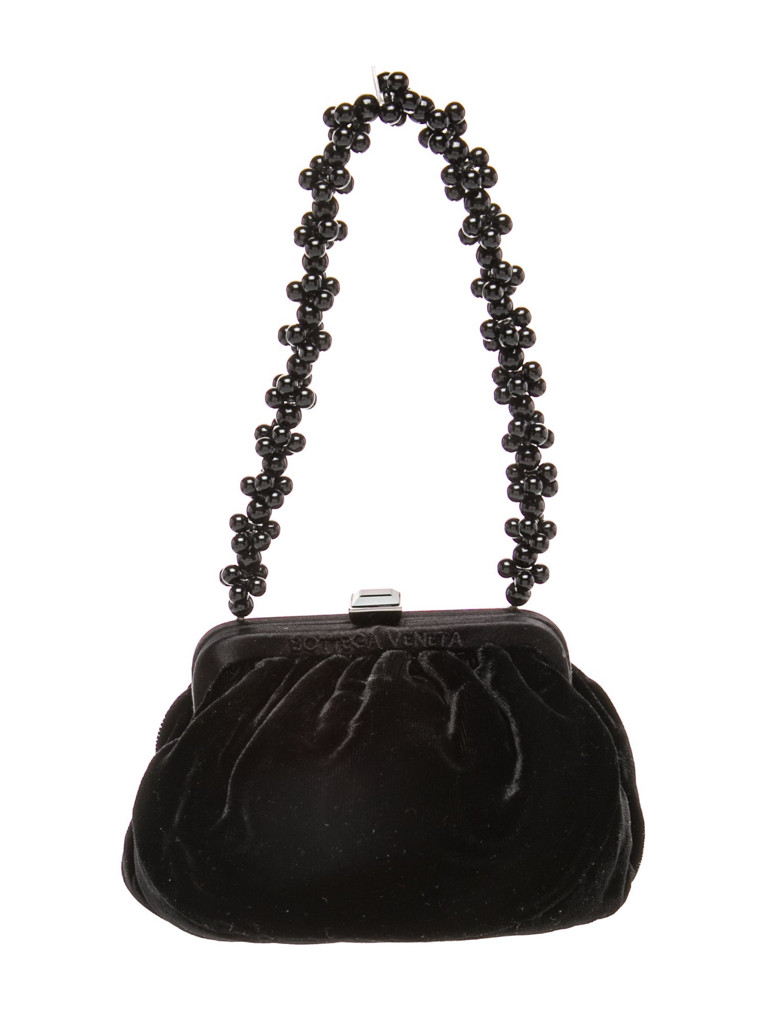 Bottega Veneta Velvet Top Handle Bag Vintage