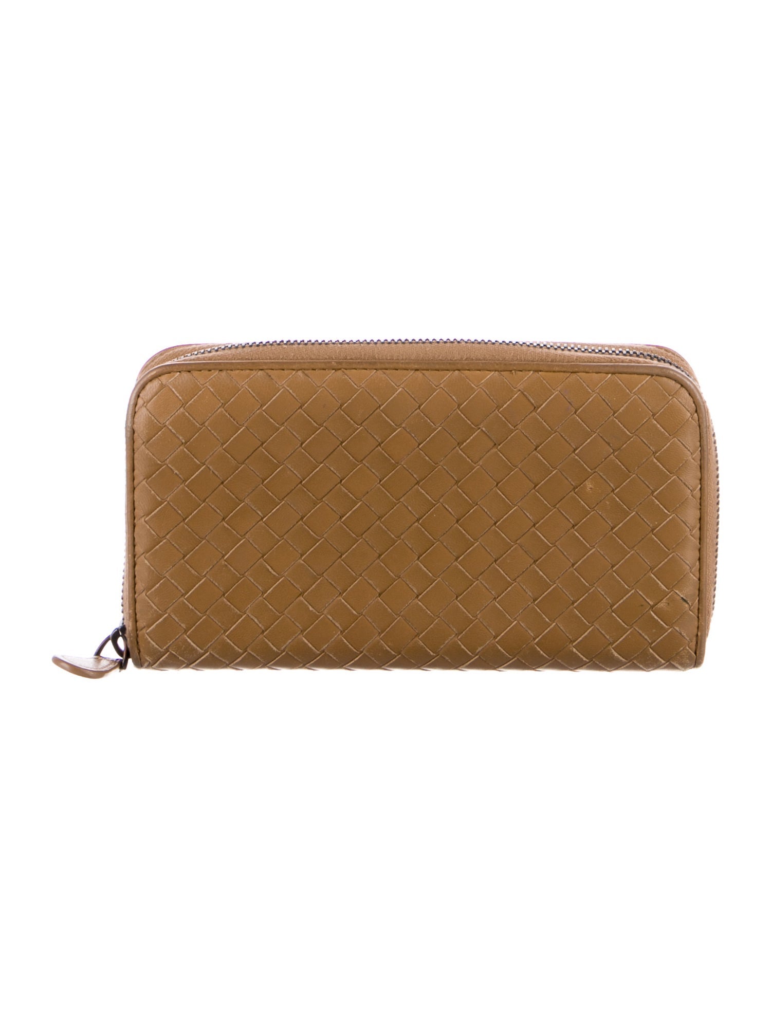 Bottega Veneta Intrecciato Weave Leather Continental Wallet