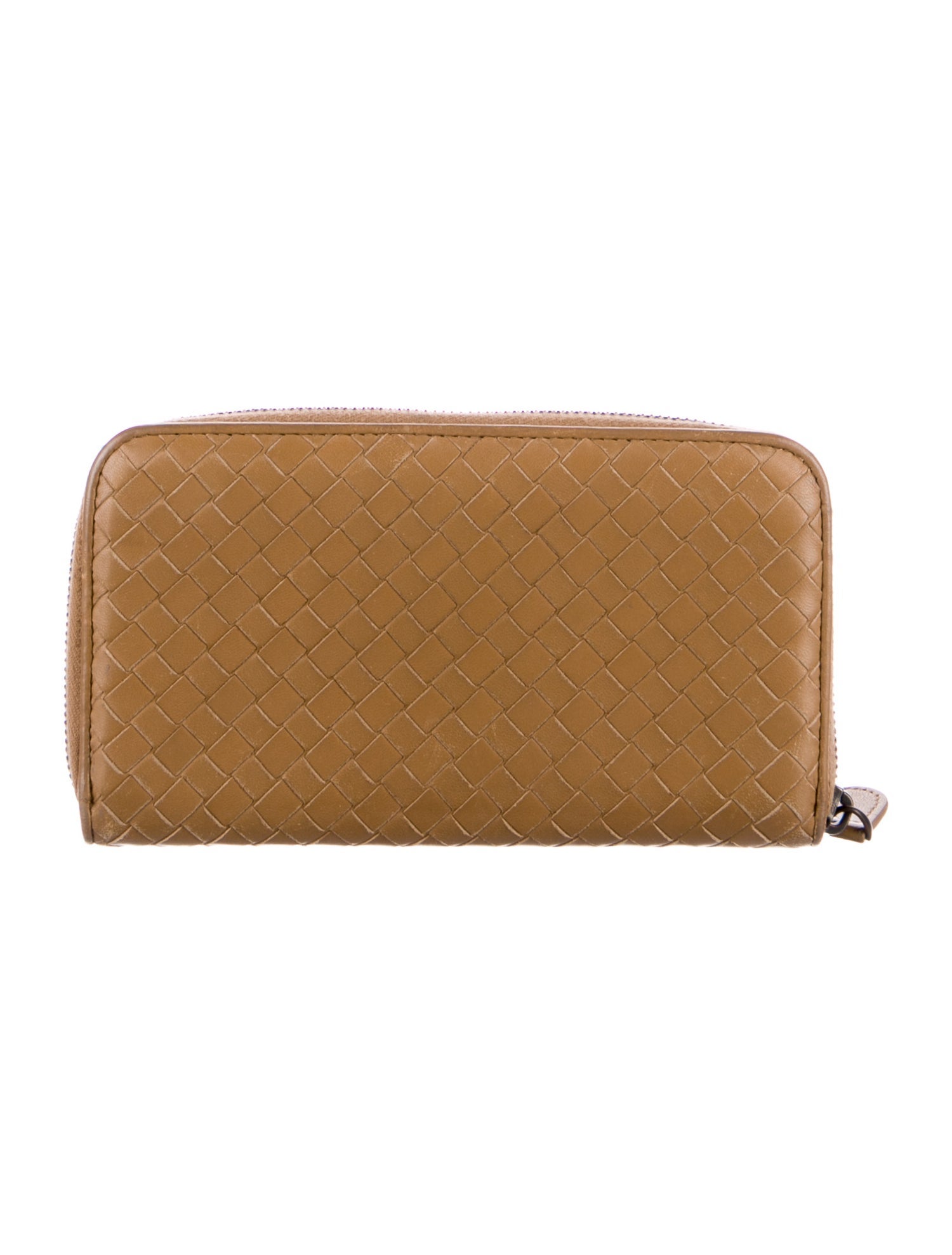Bottega Veneta Intrecciato Weave Leather Continental Wallet