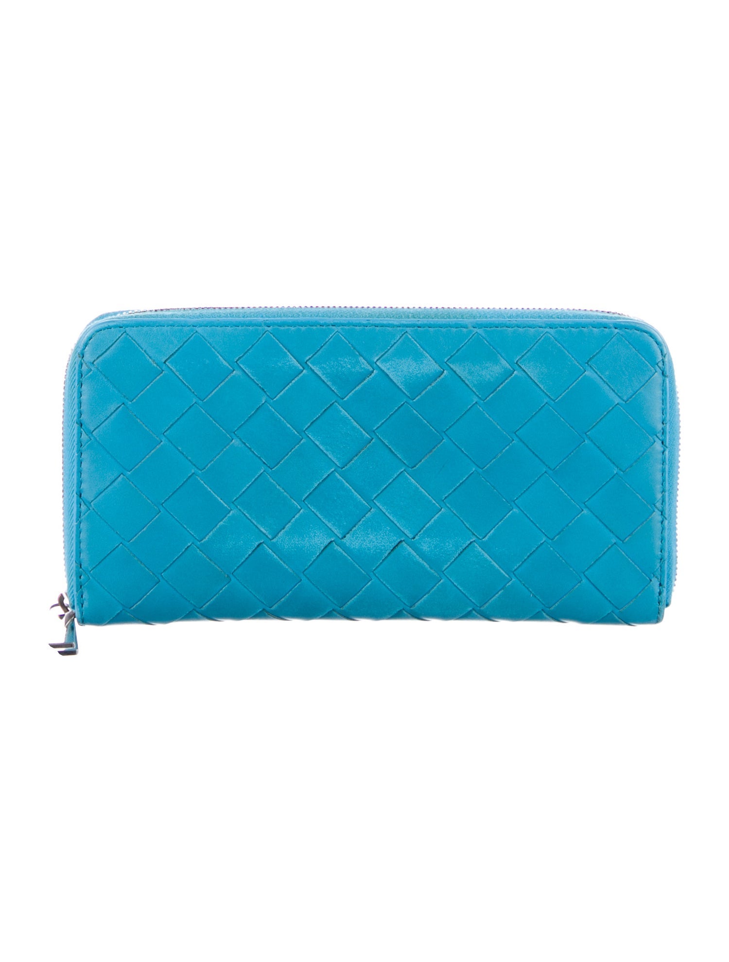 Bottega Veneta Intrecciato Weave Leather Continental Wallet