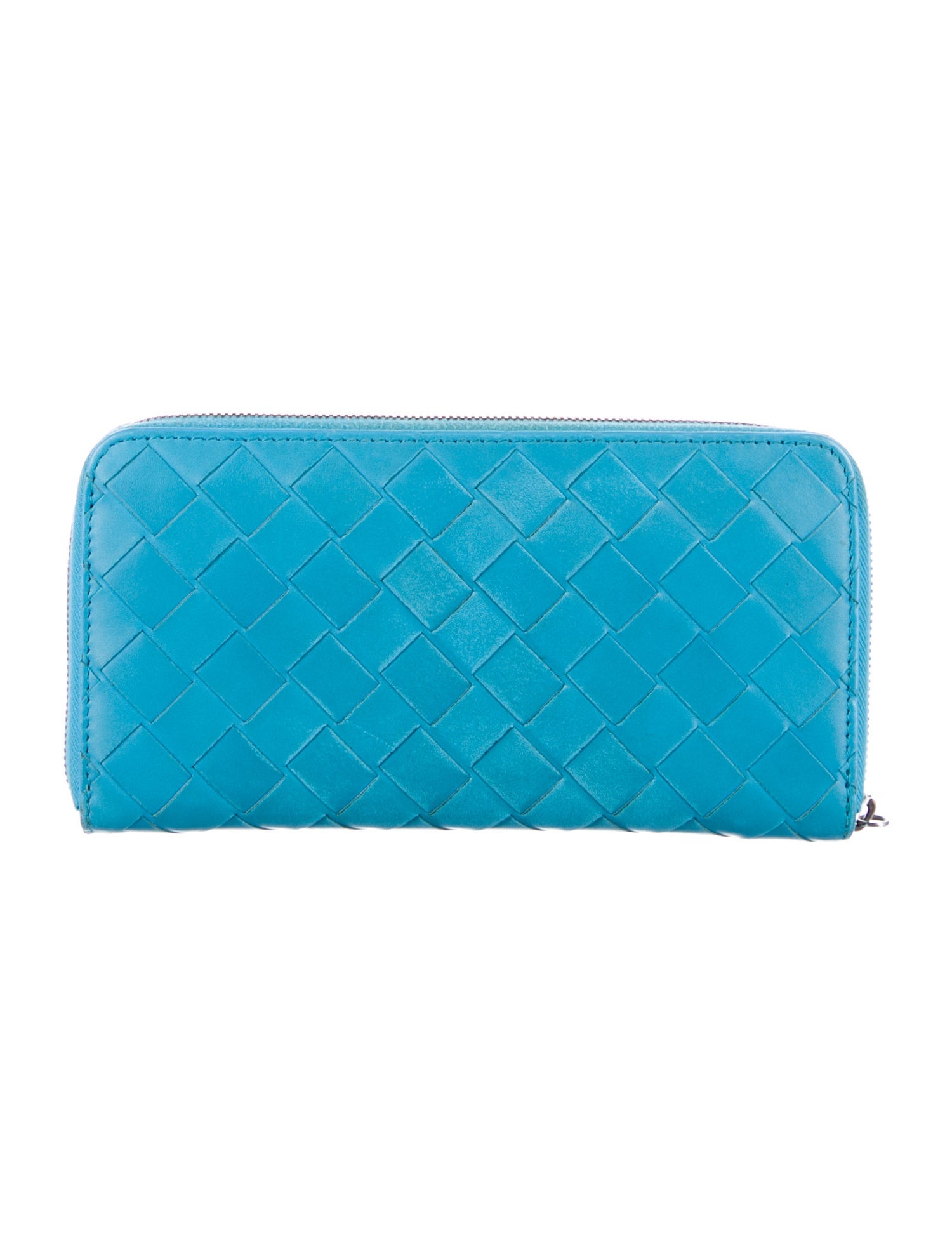 Bottega Veneta Intrecciato Weave Leather Continental Wallet
