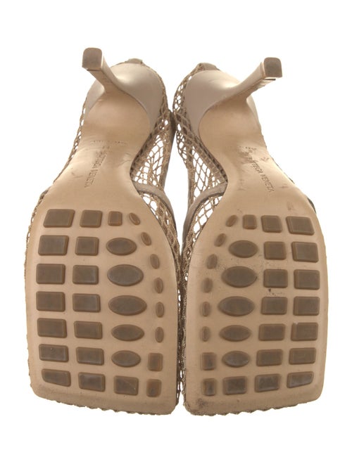 Bottega Veneta Mesh Chain-Link Accents Sandals