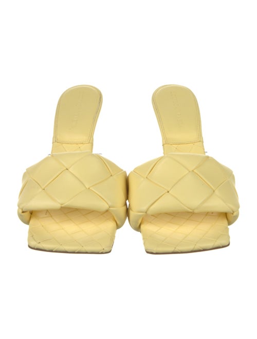 Bottega Veneta Intrecciato Weave Leather Slides