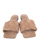 Bottega Veneta Intrecciato Weave Leather Slides