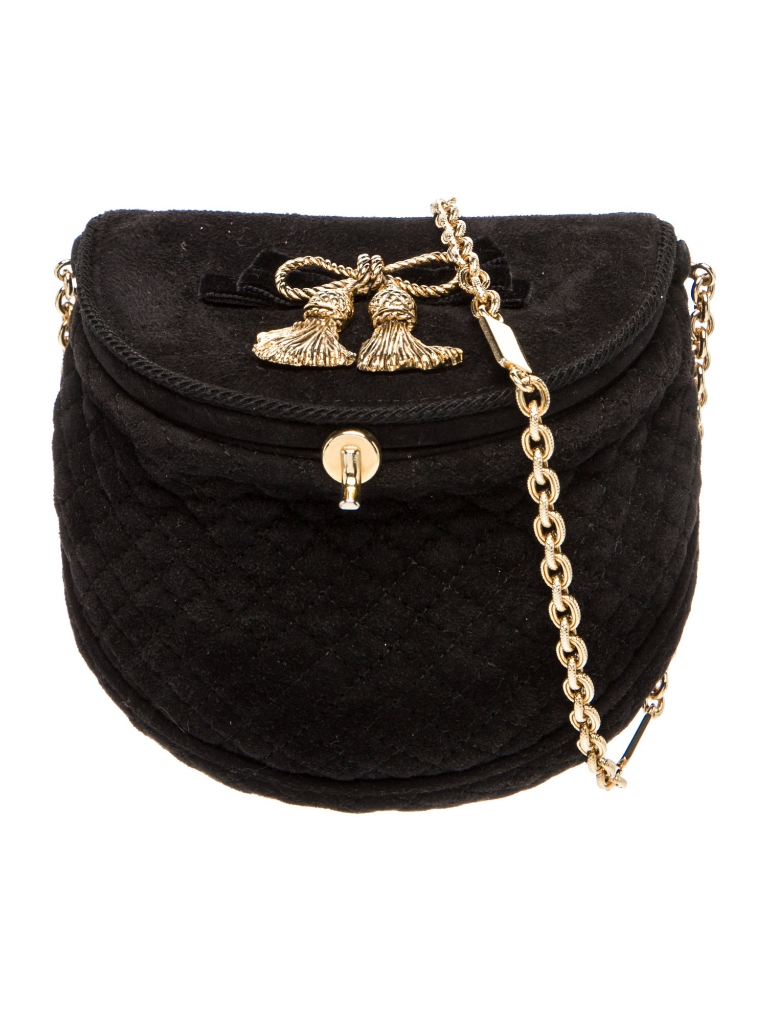 Bottega Veneta Velvet Evening Bag Vintage