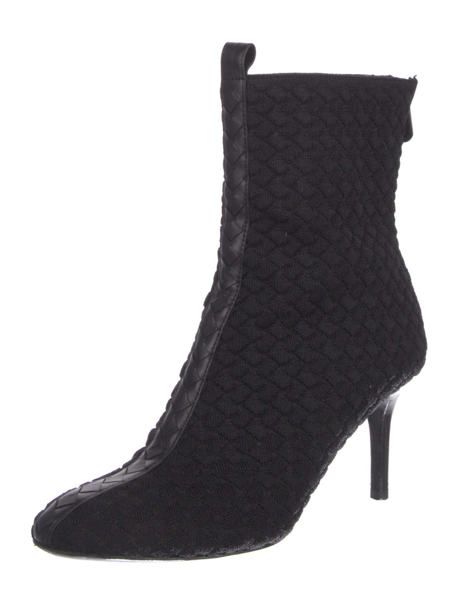 Bottega Veneta Intrecciato Weave Sock Boots